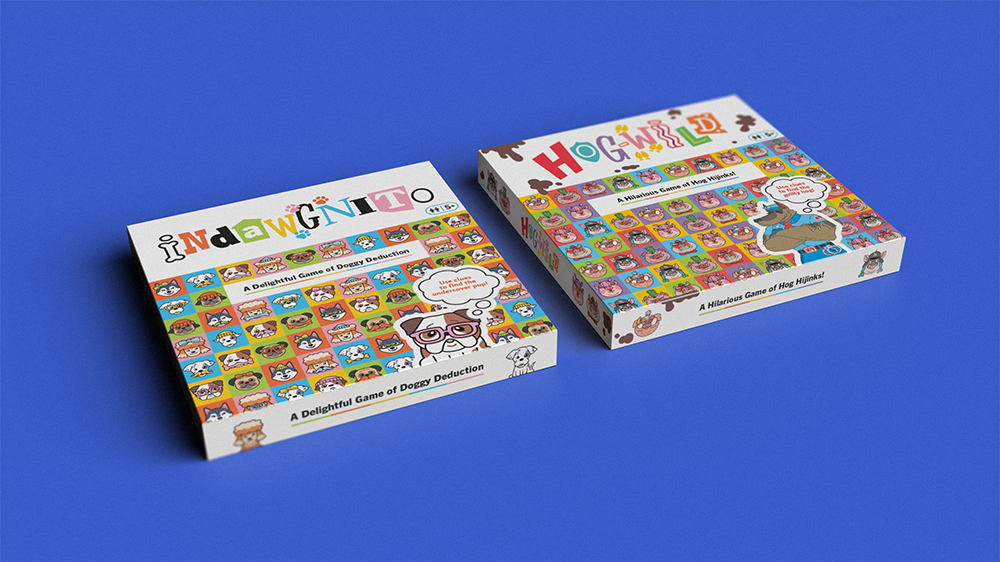 Scene displaying boxes for both Indawgnito and Hog-Wild